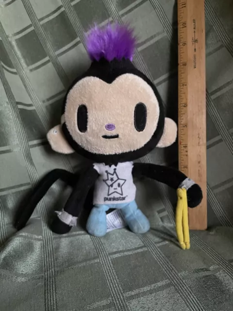 Tokidoki Punkstar Maxx the Monkey Drummer Plush Stuffed Animal