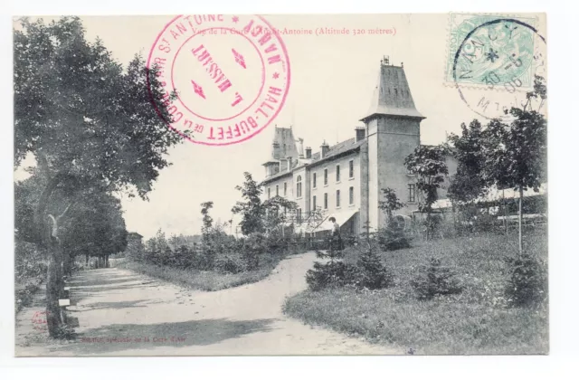 NANCY CPA 54 la cure d'air Saint Antoine vue du batiment avec le cachet rouge