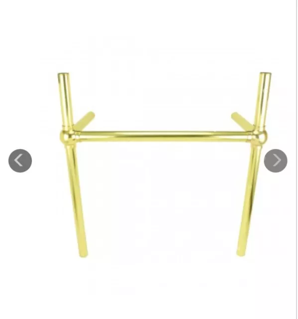 Brass Bistro Frame Support for Console Sink Southern Belle Model 22102 