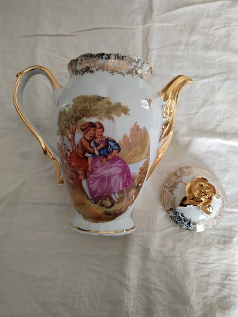 Salon Miniature Porcelaine De Limoges – Style Fragonard – Poupée Parisienne – 1900