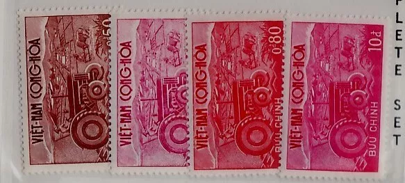 South Viet Nam Sc 150-3 NH set of 1961 - Agriculture