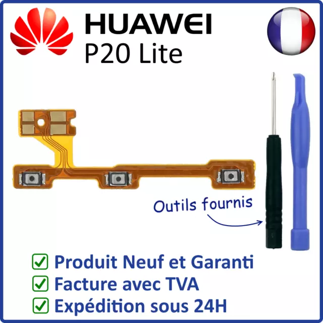 Nappe Interne Des Boutons Power On Off Et Volume + - Du Huawei P20 Lite Ane-L21
