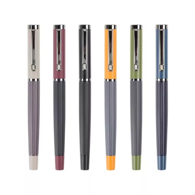 Fashion Design High Quality Metal Ink Fountain Pen Business Men Writing Gift P u