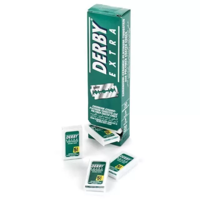 DERBY EXTRA cuchillas de afeitar de doble filo - Acero inoxidable