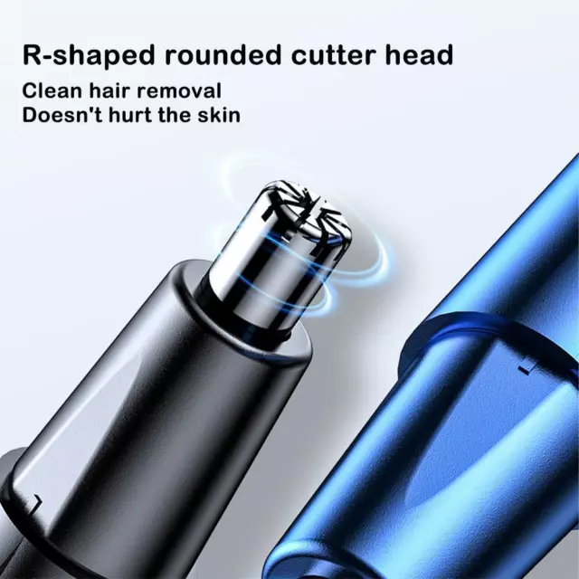 Electric Nose Ear Hair Trimmer Rechargeable Eyebrow Shaver Unisex CA Beard Y6H9