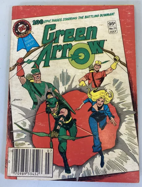 DC Special Blue Ribbon Digest Green Arrow 23 Pocket Comic Book 1982 Best Of DC