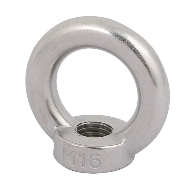 EYE BOLT ROUND Shape for Rope Fitting M16 M16 Female Thread Lifting Eye