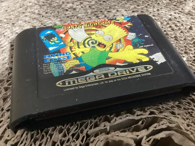 Jeu The Simpsons Bart's Nightmare Sega Megadrive Pal Comp à Autry Le Châtel 19849158