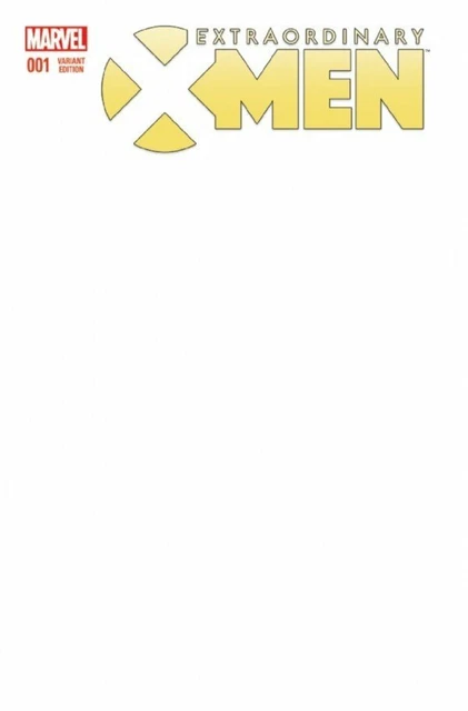 Extraordinary X-Men #1 Blank Variant (2015) Vf/Nm Marvel