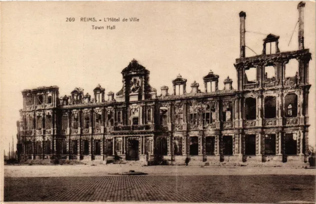 CPA Militaire, Reims- L'Hotel de Ville (278840)