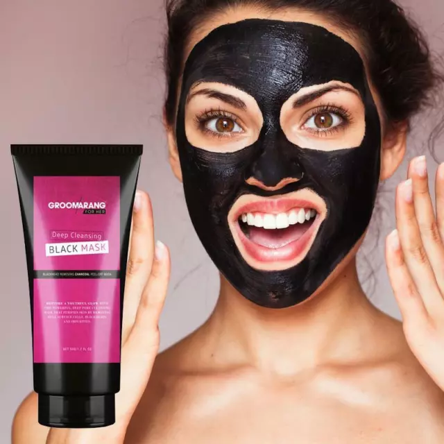 Charcoal Activated Black Face Mask Blackhead Remover Peel Off Facial Black Mask