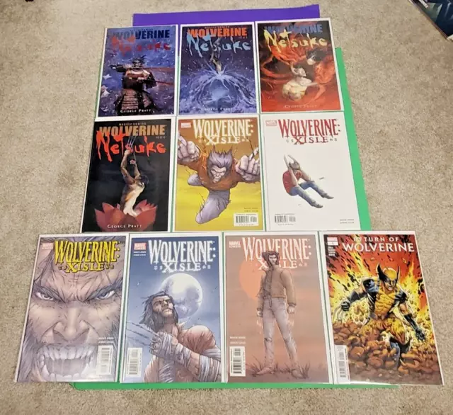 Wolverine: 2 Complete Mini Series Xisle & Netsuke + Extra VF/NM Unread Condition