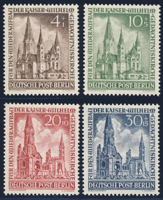 BERLIN 1953, MiNr. 106-109, 106-09, tadellos postfrisch, Mi. 25,-