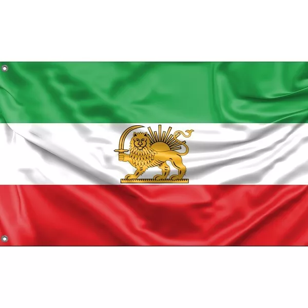 Flag of State of Iran, Unique Design, 3x5 Ft / 90x150 cm, Made in EU