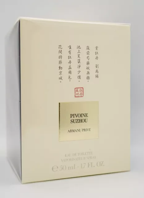 Giorgio Armani/ Prive Pivoine Suzhou 50ml Eau De Toilette Unisex & OVP