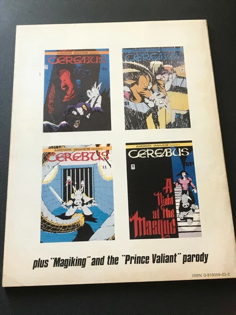 Swords of Cerebus The Palnu Trilogy First Print Graphic Novel 1982 VG/FN