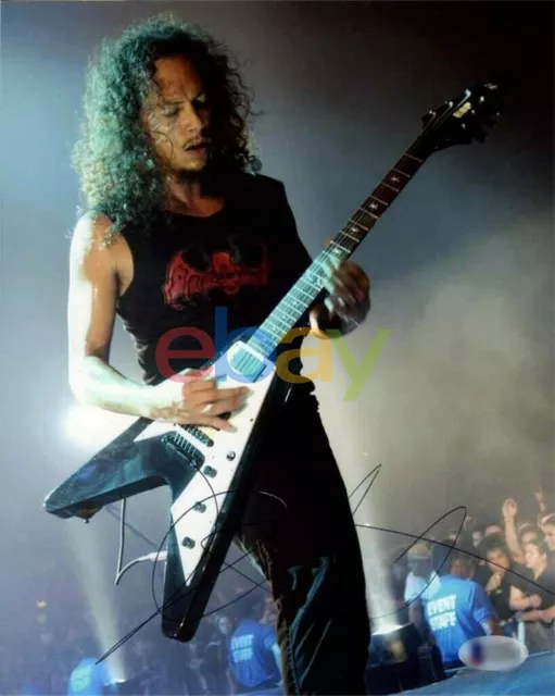 Kirk Hammett Metallica Autographed Signed 8x10 Photo reprint