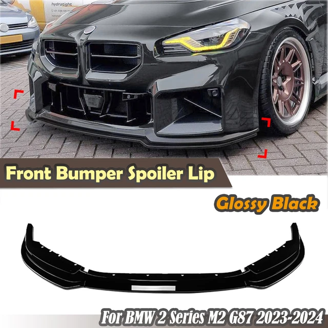 Carbon Look Spoiler Canards Für BMW M2 G87 2023+ - Aerodynamik Lippen Spoiler Set