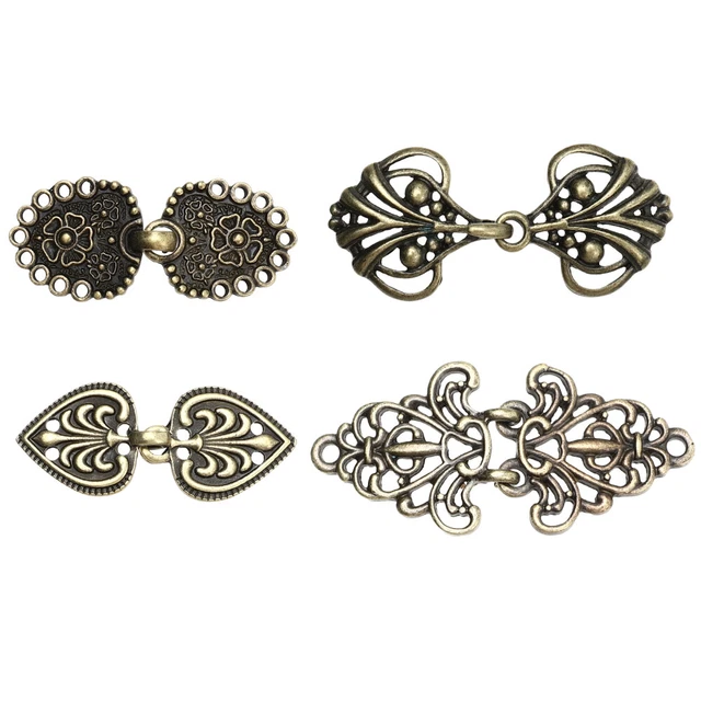 4 Pairs Umhang-Clip Schal-Clip Kragenclip Strickjacke Damen