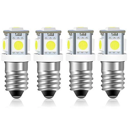 E10 DC 12V LED Bulb 1W E10 Miniature Screw Base LED Replacement Bulb Upgrade 
