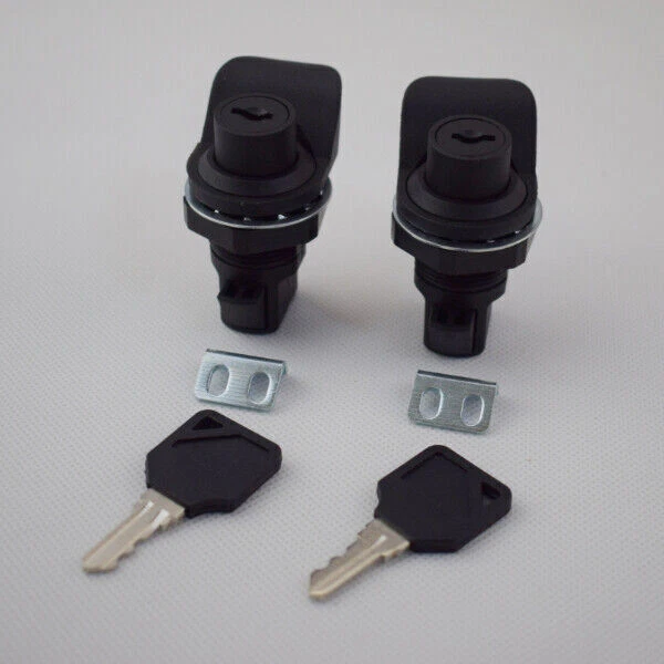 US 2Pack Boat Push Button Latch Replacement Southco 93-303 Glovebox Lock w/ Keys