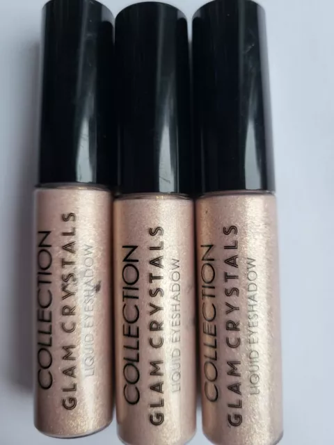 Lote de trabajo paquete colección sombra de ojos líquida crema oro larga duración aura x3 regalo