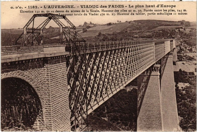 CPA Auvergne Viaduc des Fades, the highest in Europe FRANCE (1302422)