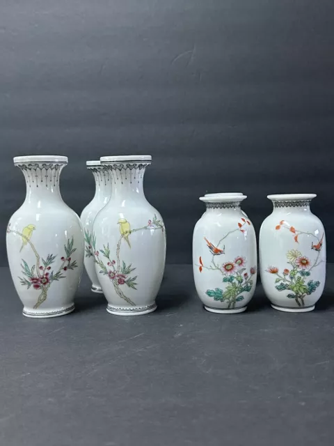 chinese famille rose porcelain vase  X6