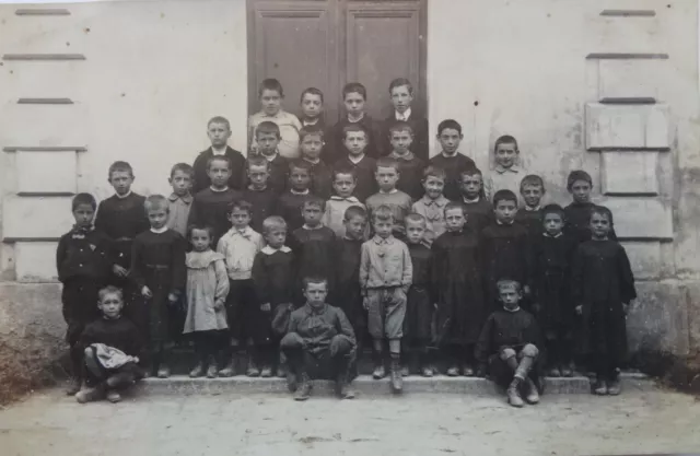 Chantilly, Oise, Boys' School CPA School Dubosq Photo Card Postcard