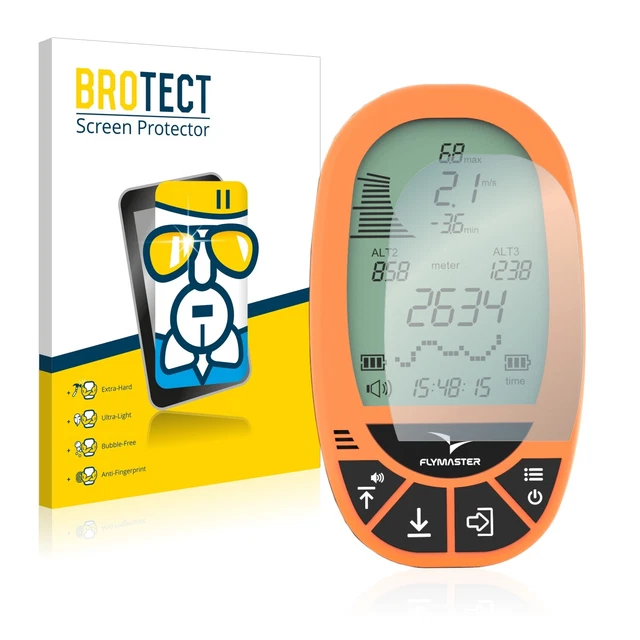Pellicola Protettiva Vetro per Flymaster Vario LS Protezione Proteggi Schermo