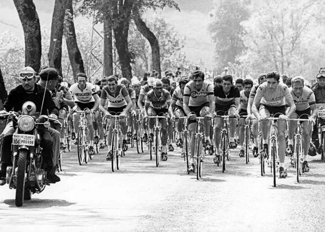 Tour De France 1969 Cyclistes Vintage Poster Photo Blanc & Noir Affiche Fine Art 2