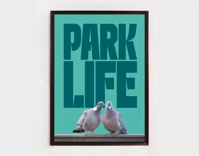 Blur, Park Life, Song lyric Poster, Music Print, Rock Art, 3