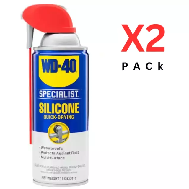 WD40 Company 300012 Specialist Silicone Spray Smart Straw – 11 oz