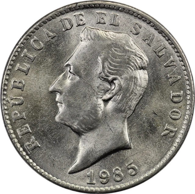 El Salvador - 10 Centavos - 1985 - Francisco Morazan