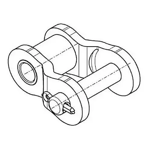 Gekröpftes Glied 06 B-1 mit Splint