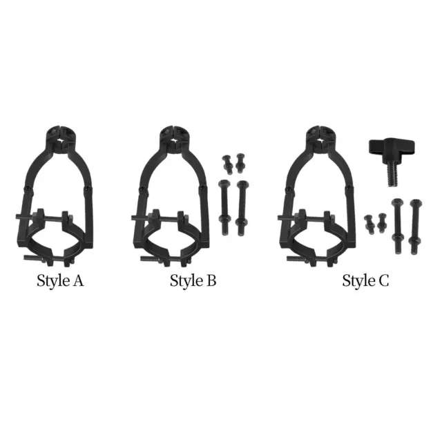 Support fixe pour perceuse à trou carré, en acier inoxydable noir pour