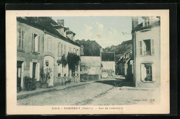 CPA Dornecy, Rue du Commerce