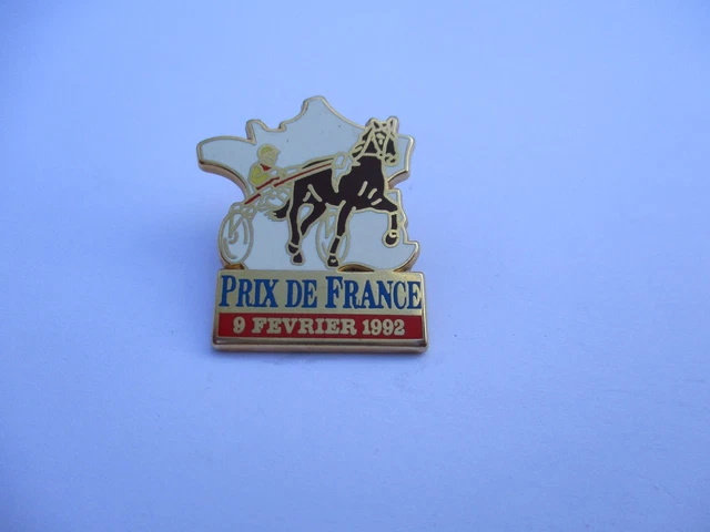 Pin's Hippisme Starpin's – Prix De France 9 Février 1992, Doré, Collection