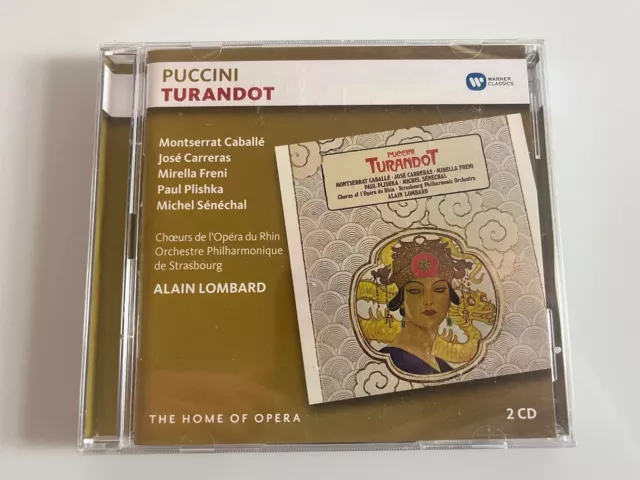 Caballe/Carreras/Freni/Lombard - Giacomo Puccini-Turandot (Cd) New