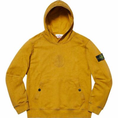 Supreme stone island olive hoodie Clearance