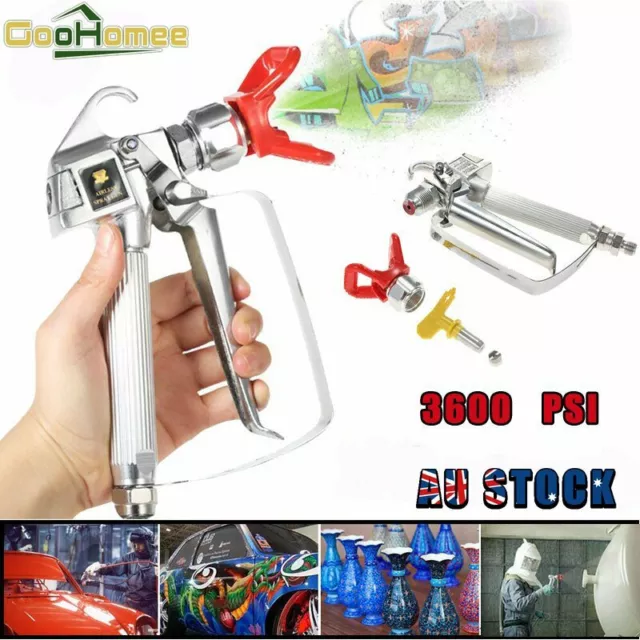 3600 PSI Spray Gun with 517 Tip & Guard Airless Paint For Sprayer