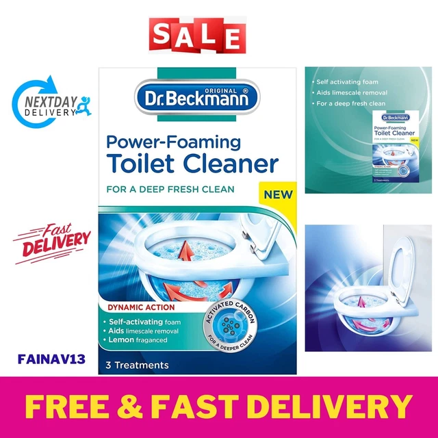 DR. BECKMANN POWERFOAMING Toilet Cleaner, 3 x 100 g 5.12 PicClick