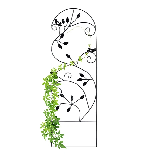 Rankgitter Vogel Rankhilfe Blumengitter Rosengitter Pflanzengitter Metall Garten