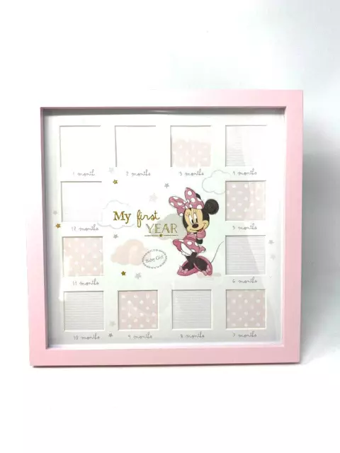My 1St Year Disney Minnie Frame  - D1545 Art Cute Memories Photoframe Baby
