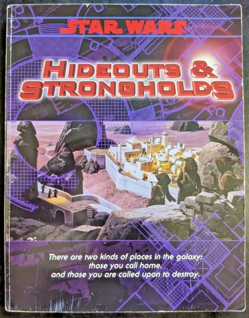 Hideouts and Strongholds Star Wars RPG Book Hershey West End Games 1998 SC