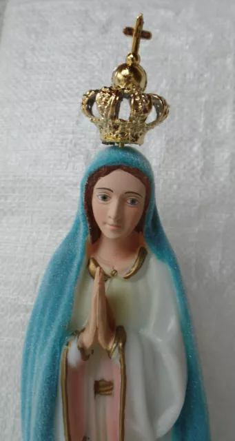 Wetter-Fatima Figur Statue Madonna Kunststoff  35 cm Lady of Fatima Maria