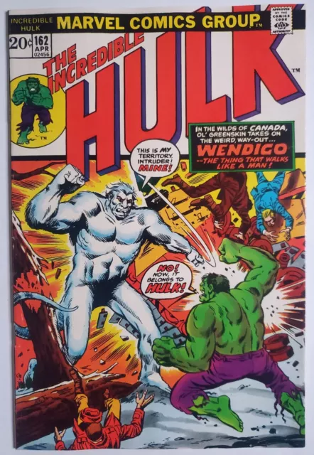 Incredible Hulk #162 FN/VF (1973) 1st Wendigo