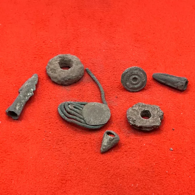 Ancient Bronze Viking parts 10th-12th century Antique Old
