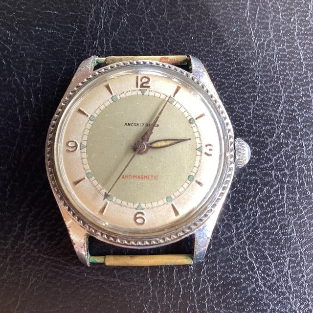Montre Bracelet Fingerhut Vintage Antimagnétique – Style Rétro Unisexe