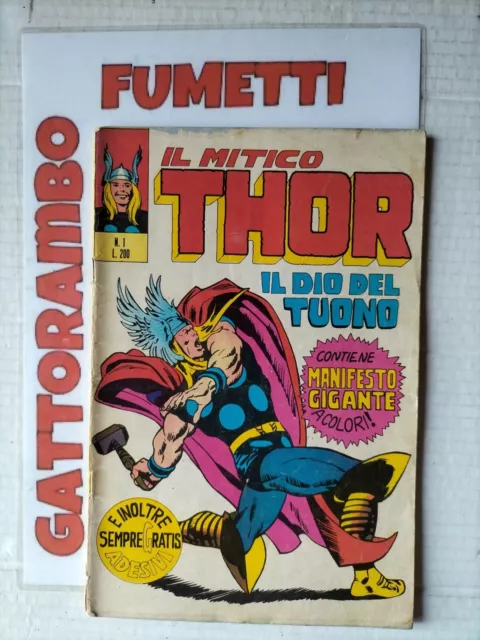 Il Mitico Thor N.1 anno 1971 Resa - Ed. Corno Buono+